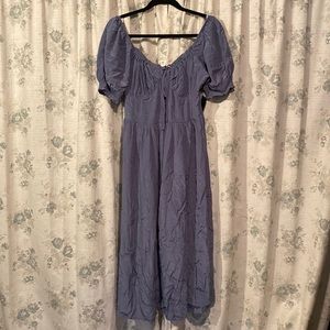 Lulu's Blue peasant dress